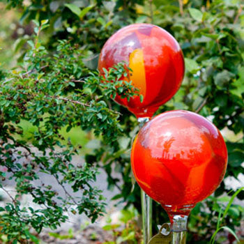 Garten- und Pflanzendekorationen aus Kristallglas