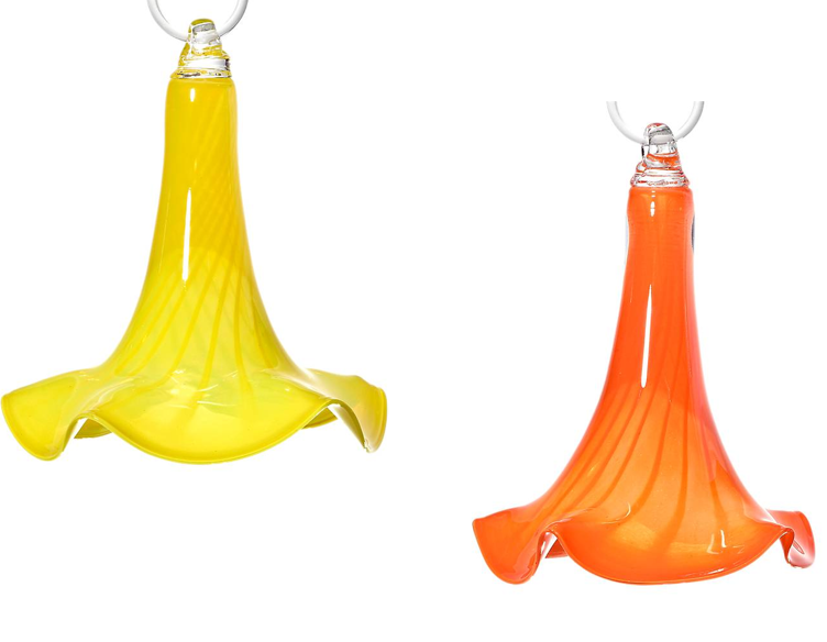 Trompetenblüte hängend groß Gartenflair 30 cm inkl. Stab