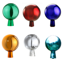 Rosenkugel verspiegelt Gartenflair 10cm