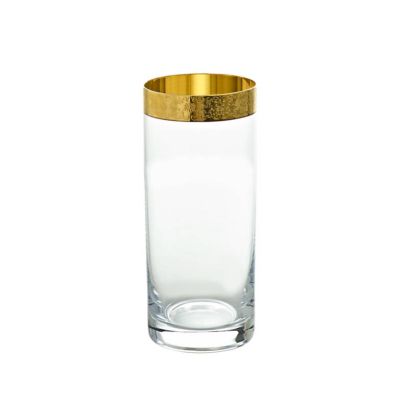 Trinkbecher mit Goldrand 