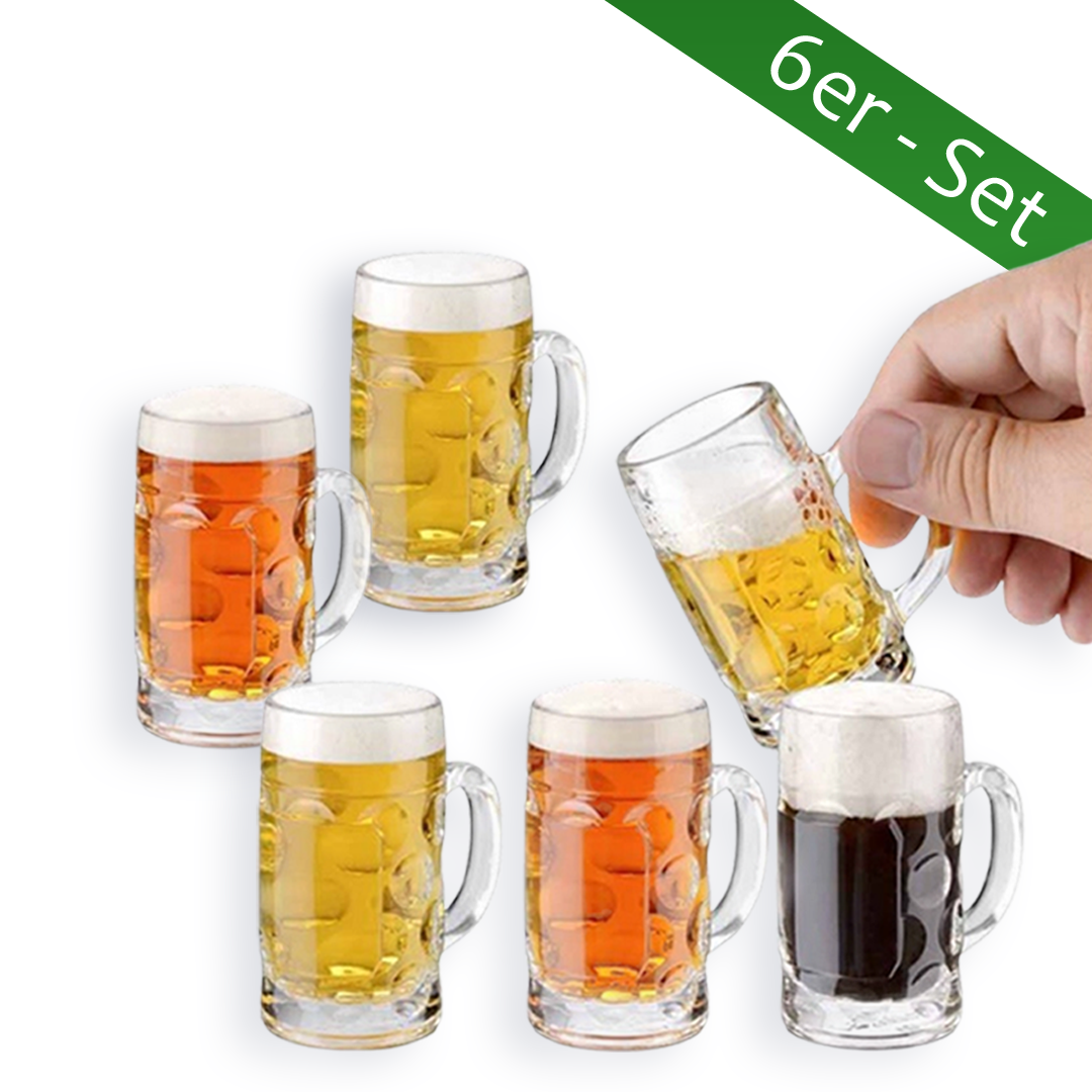 Schnapsglas Mini-Bierkrug Partygag Wodka Junggesellenenabschied Don 6er Set 40ml