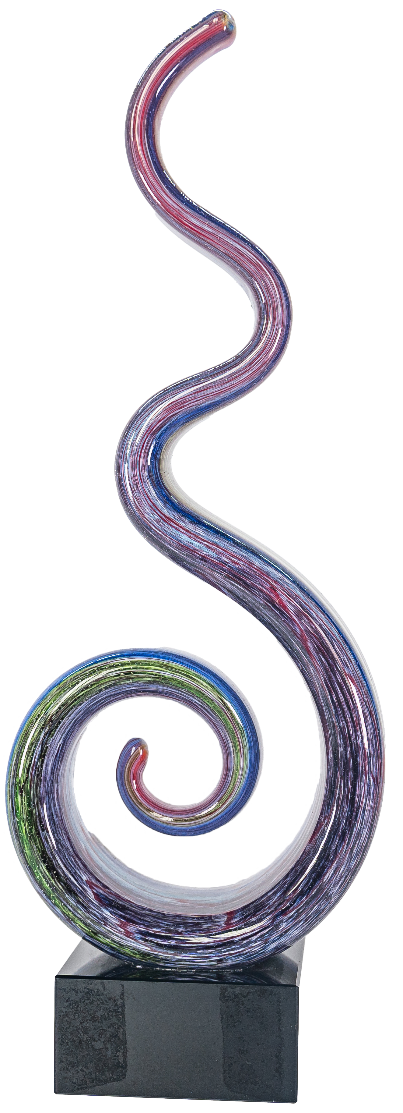 Glasfigur Glasskulptur Multicolor  Höhe ca. 23cm Handarbeit