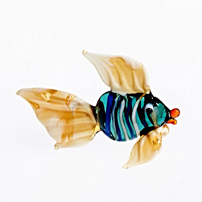 Fisch Mini Plus 4-5cm Glas Tiere Figuren Sammeln Vitrine Miniatur Aquarium