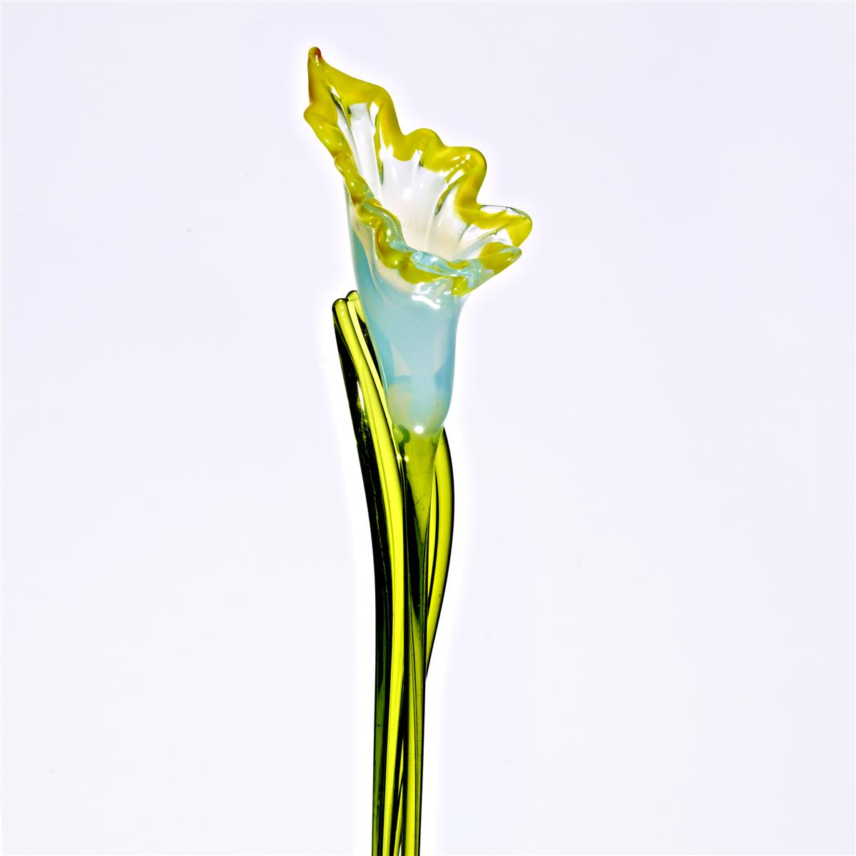 Calla Blumen 15-17cm Glas BlŸten Figur Kunstblumen Dekoration Geschenk