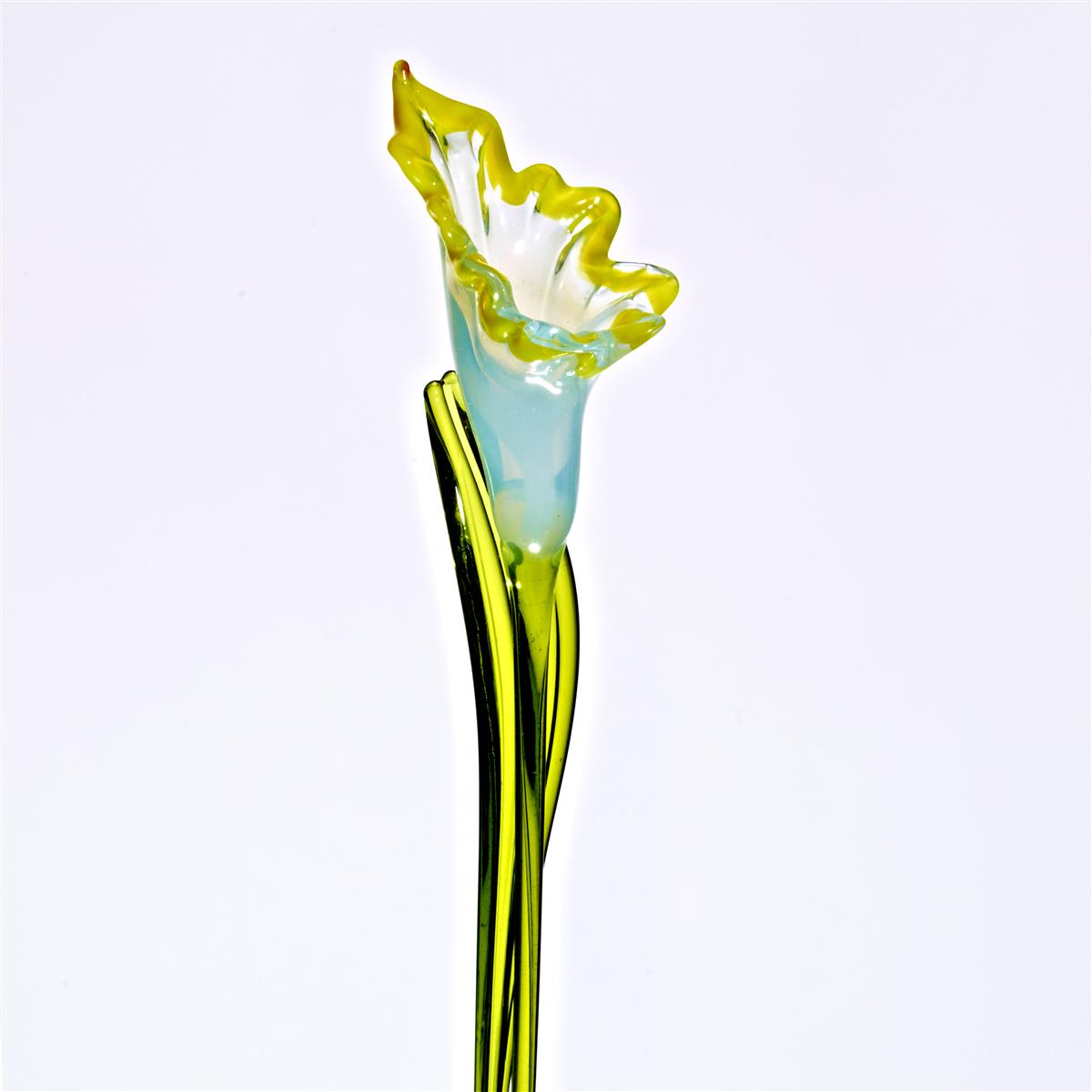 Calla Blumen 15-17cm Glas Blüten Figur Kunstblumen Dekoration Geschenk