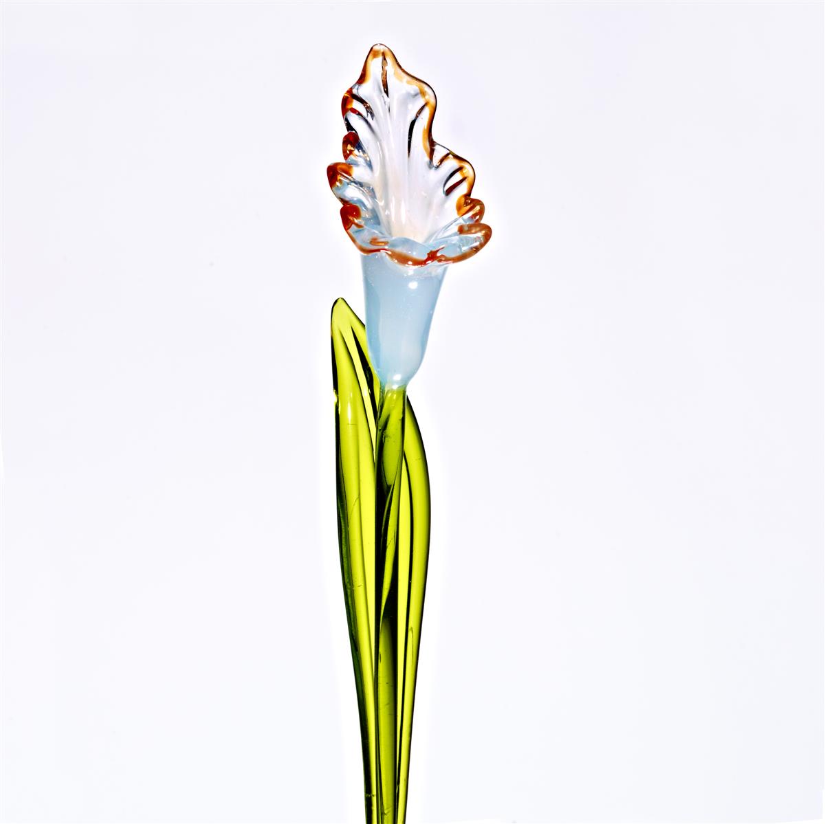 Calla Blumen 15-17cm Glas Blüten Figur Kunstblumen Dekoration Geschenk