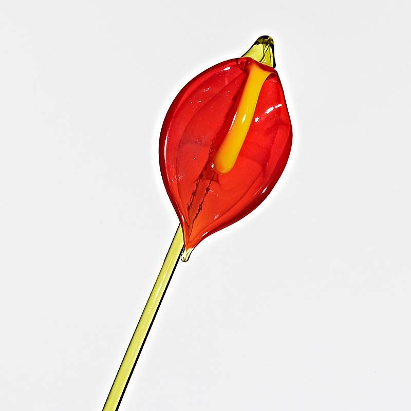 Kala Blumen 15-17cm Glas BlŸten Figur Kunstblumen Dekoration Geschenk