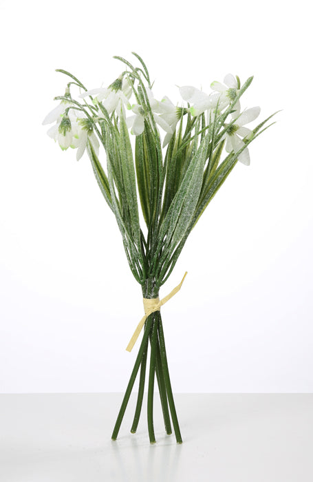 Kunstblume Bündel Schneeglöckchen (28cm)