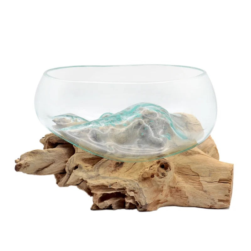 Liqva - Wurzelholz mit Glas, Ø 25 cm