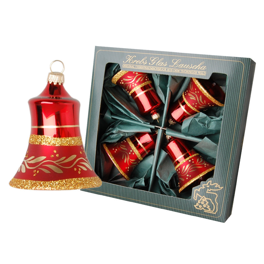 Baumkugel Glocke rot 7 cm 1 Stück