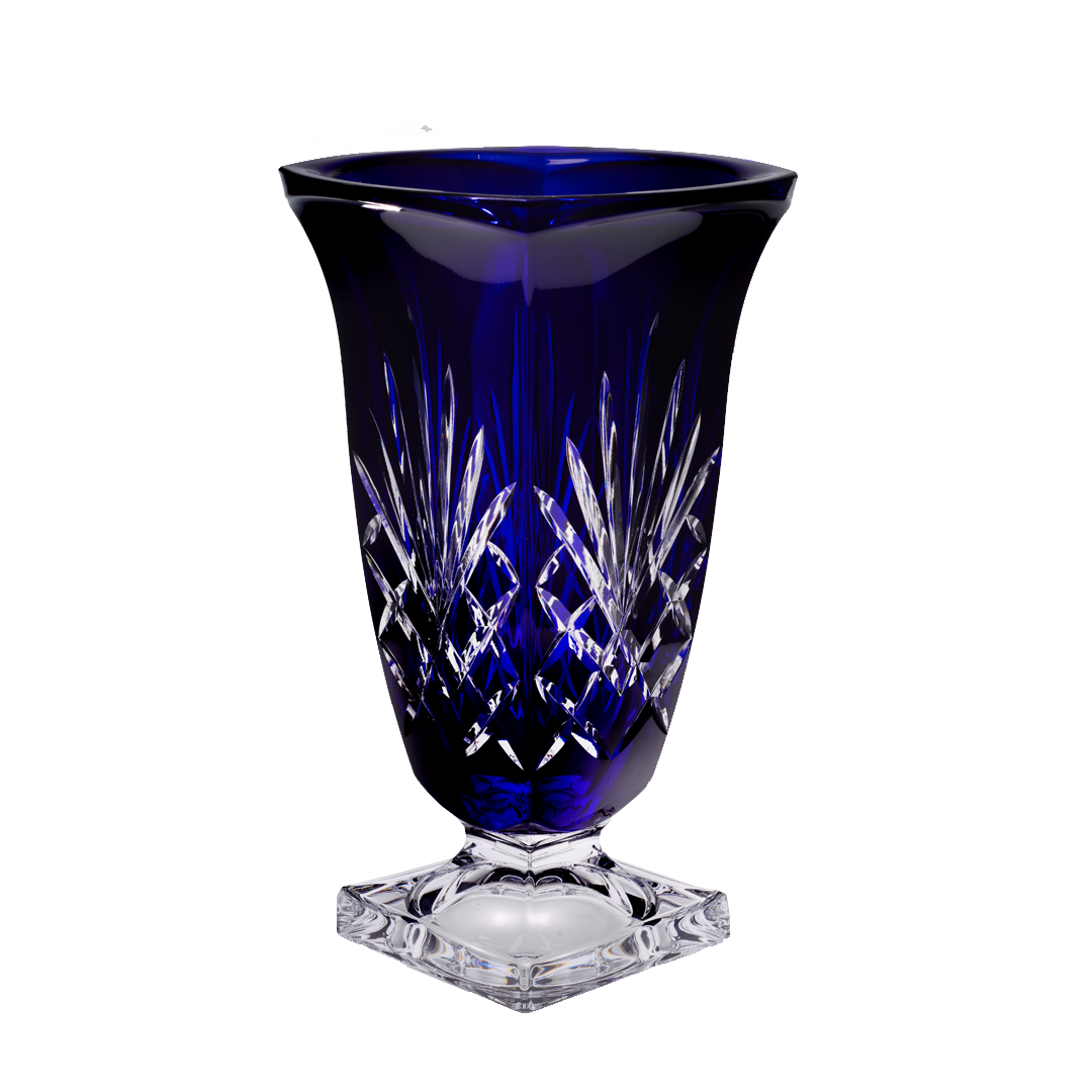 Vase Magma ca. 33 cm Blau