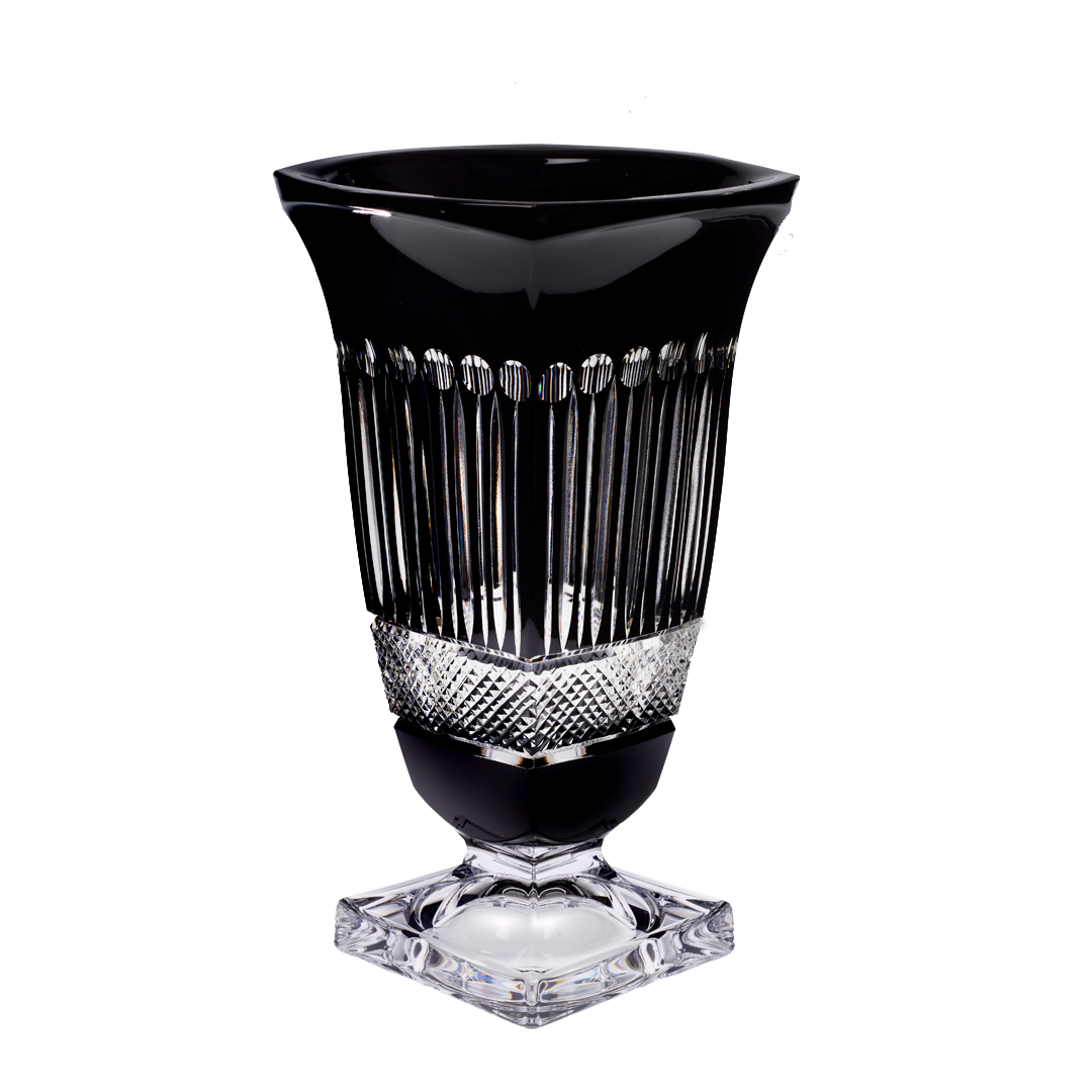 Vase Magma ca. 33 cm Schwarz