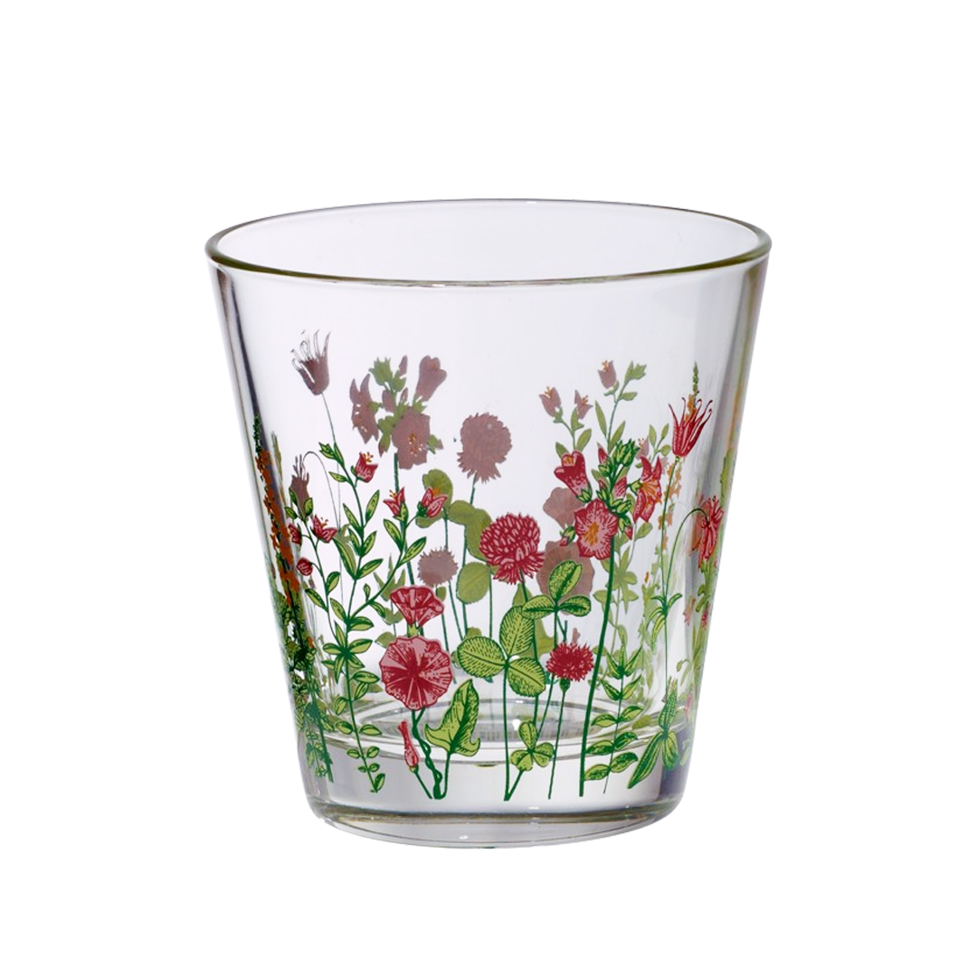 Trinkbecher Selvatica mit Blumen