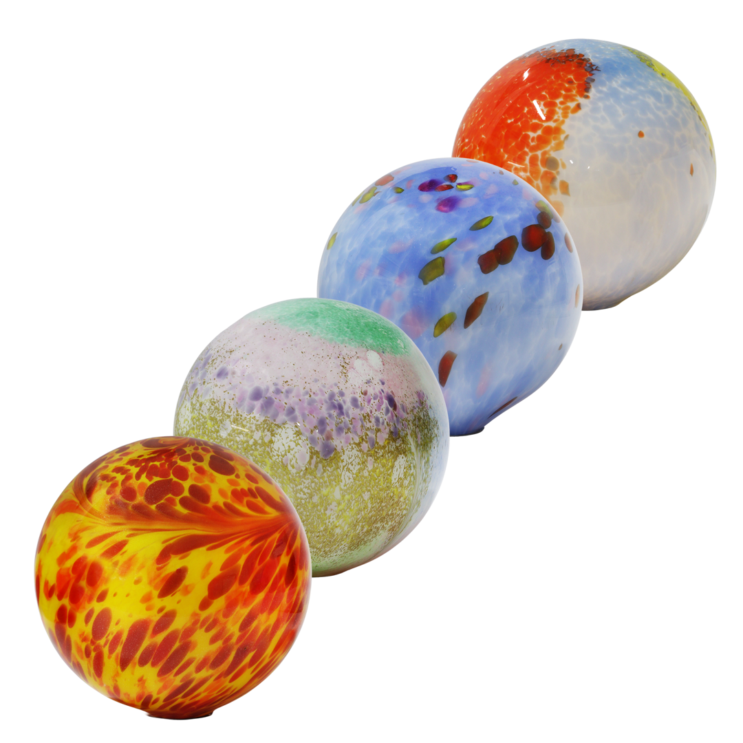 Gartenkugel Bodenkugel 30 cm (mit Scheibe und Stab)