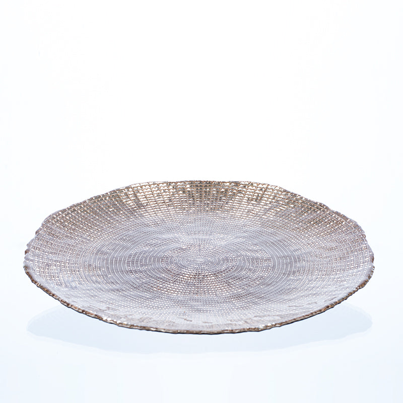 Glasteller Gold 32 cm