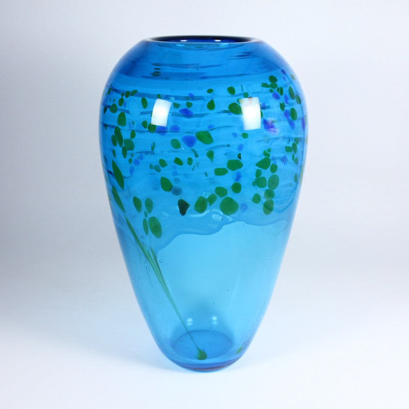 Glasvase Orient 33cm türkis