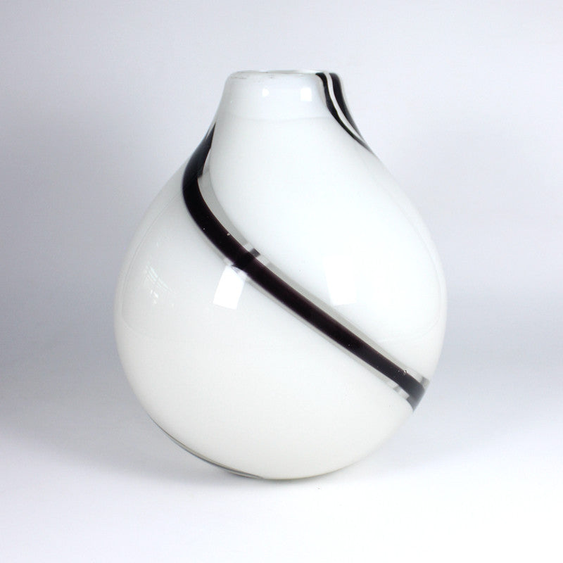 Kugelvase Black & White 26cm