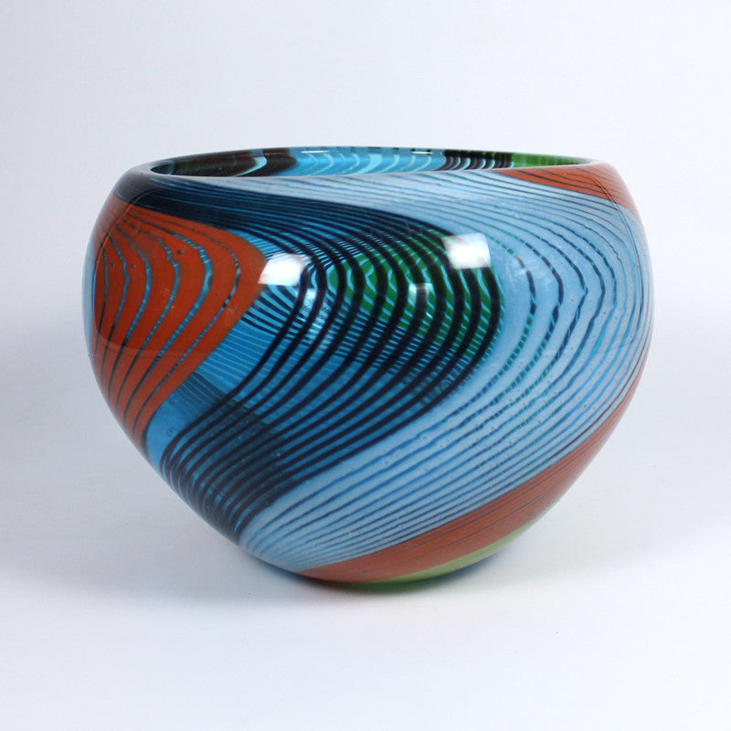 Kugelvase Multi-Strips 22cm