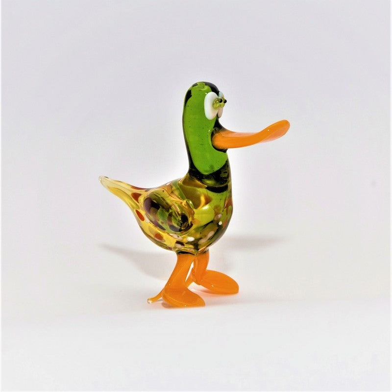 Ente Midi 6-8cm Glas Tiere Figuren Sammeln Vitrine Miniatur Bauernhof