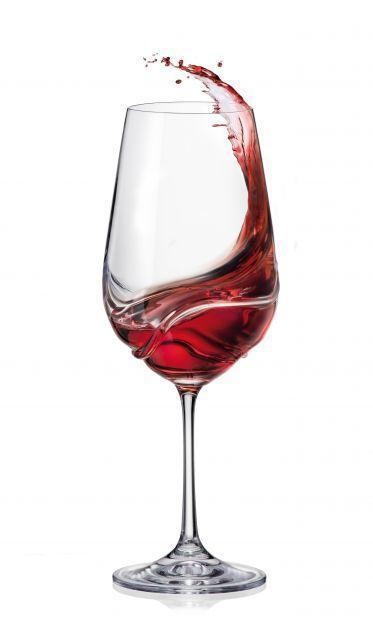 Rotweinglas Weinkelch Turbulence 550ml klar Kristallglas dekantieren