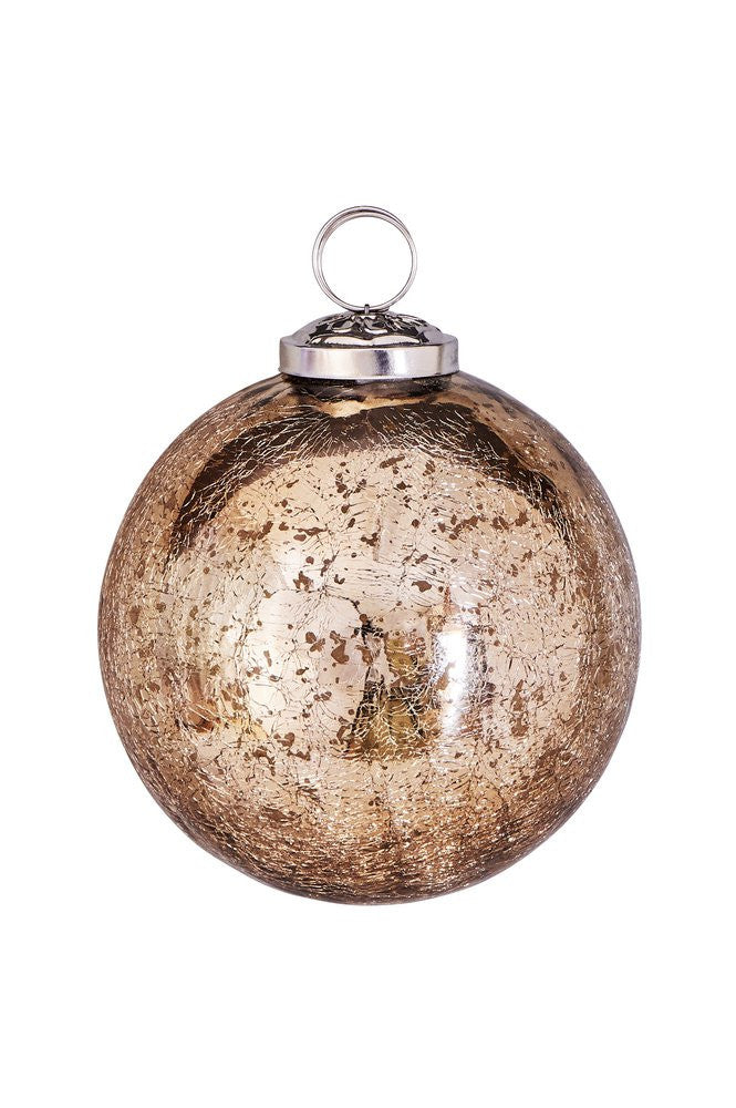 Weihnachtsbaumkugel Calm grün gold 8cm/10cm