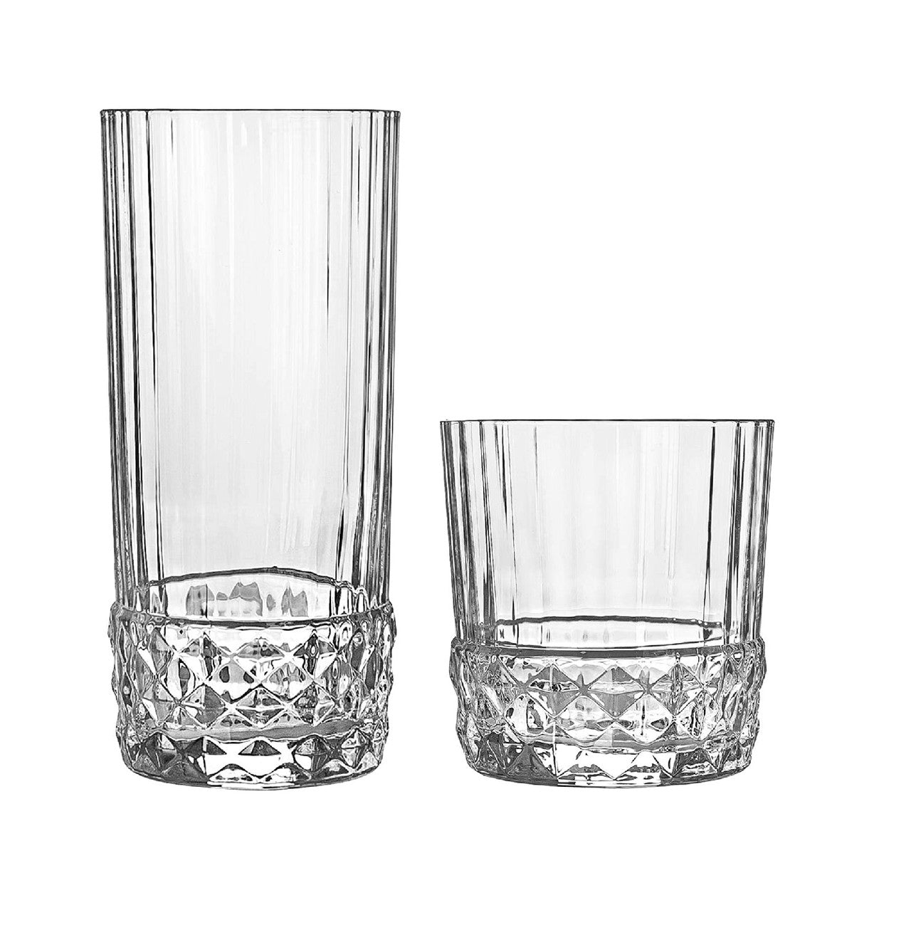 Longdrinkglas Americas ´20s 480ml Trinkglas Becher Retro Vintage Kristallglas