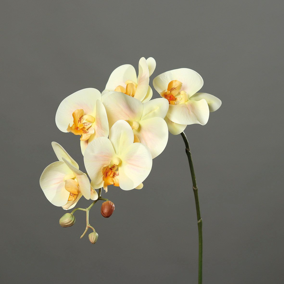 Kunstblume Orchidee 78 cm, salmon