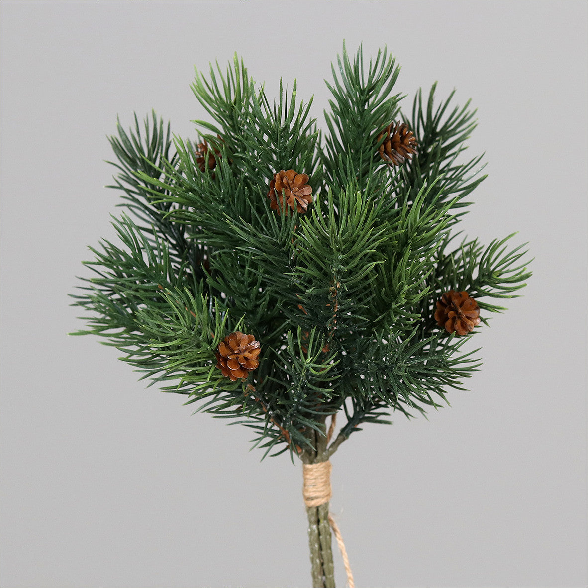 Kunstblume Tannen 28 cm mit Zapfen