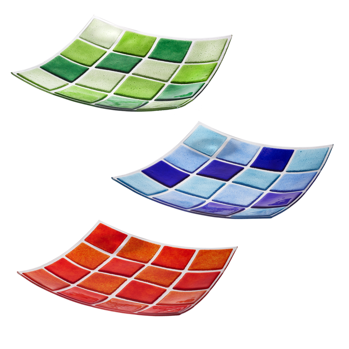 Glasschale Mosaik Fusing 30x30cm