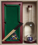 Geschenkflasche Billiard Präsent 350ml inkl. Mini-Billardtisch