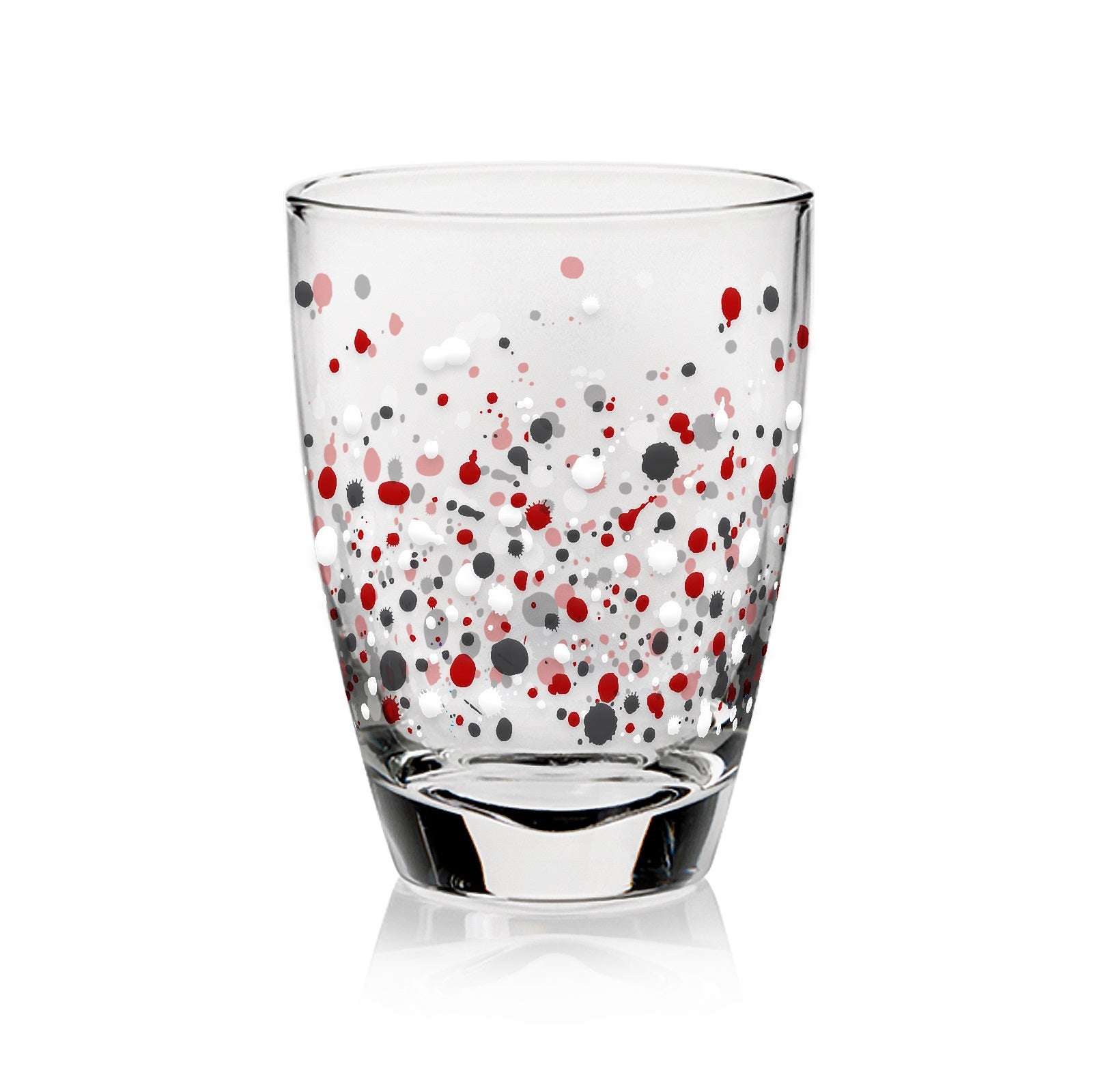 Wasserglas Murano Rosso Saft Trinkbecher 300 ml
