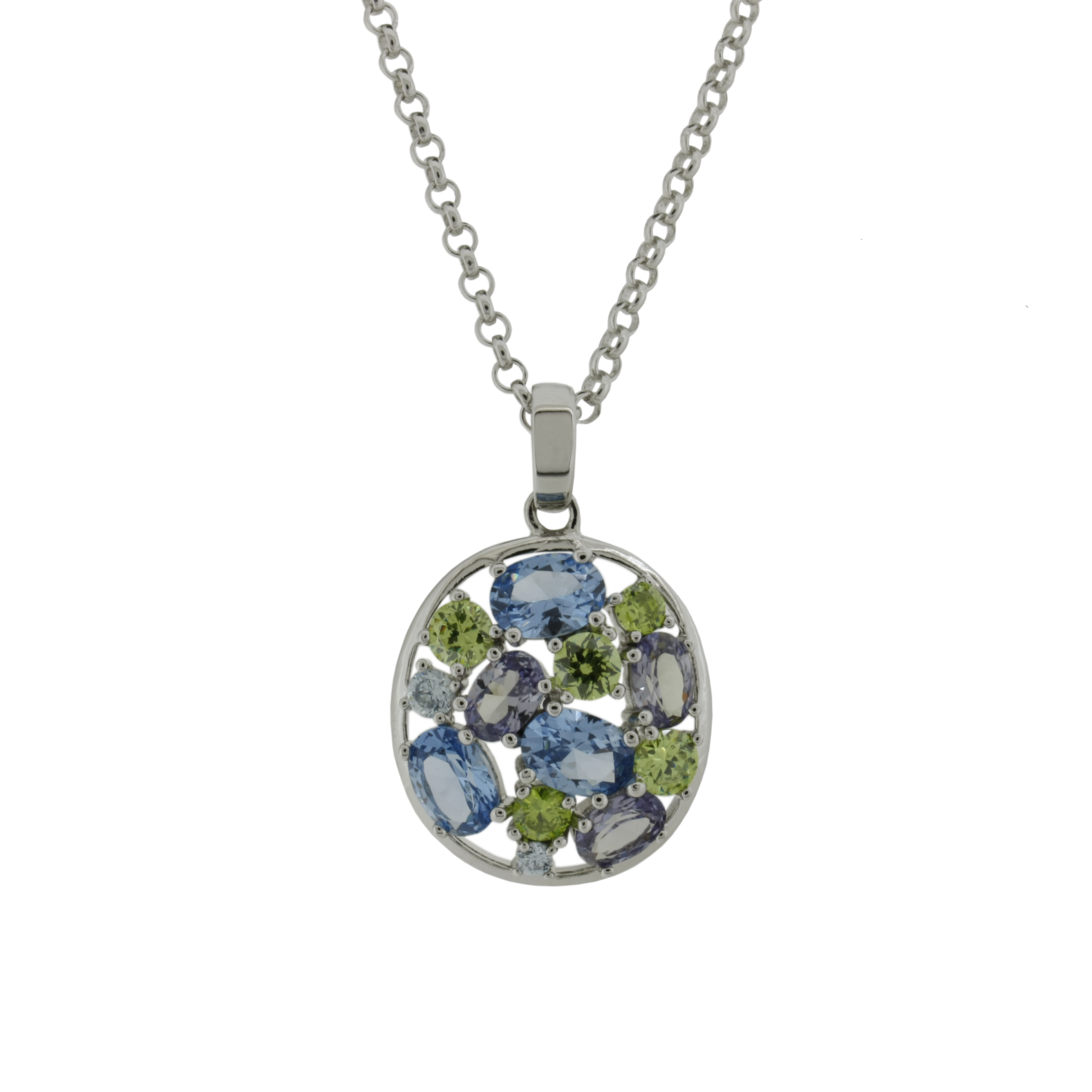 Kettenanhänger Venus aus 925 Sterling Silber Schmuck für Damen Heat
