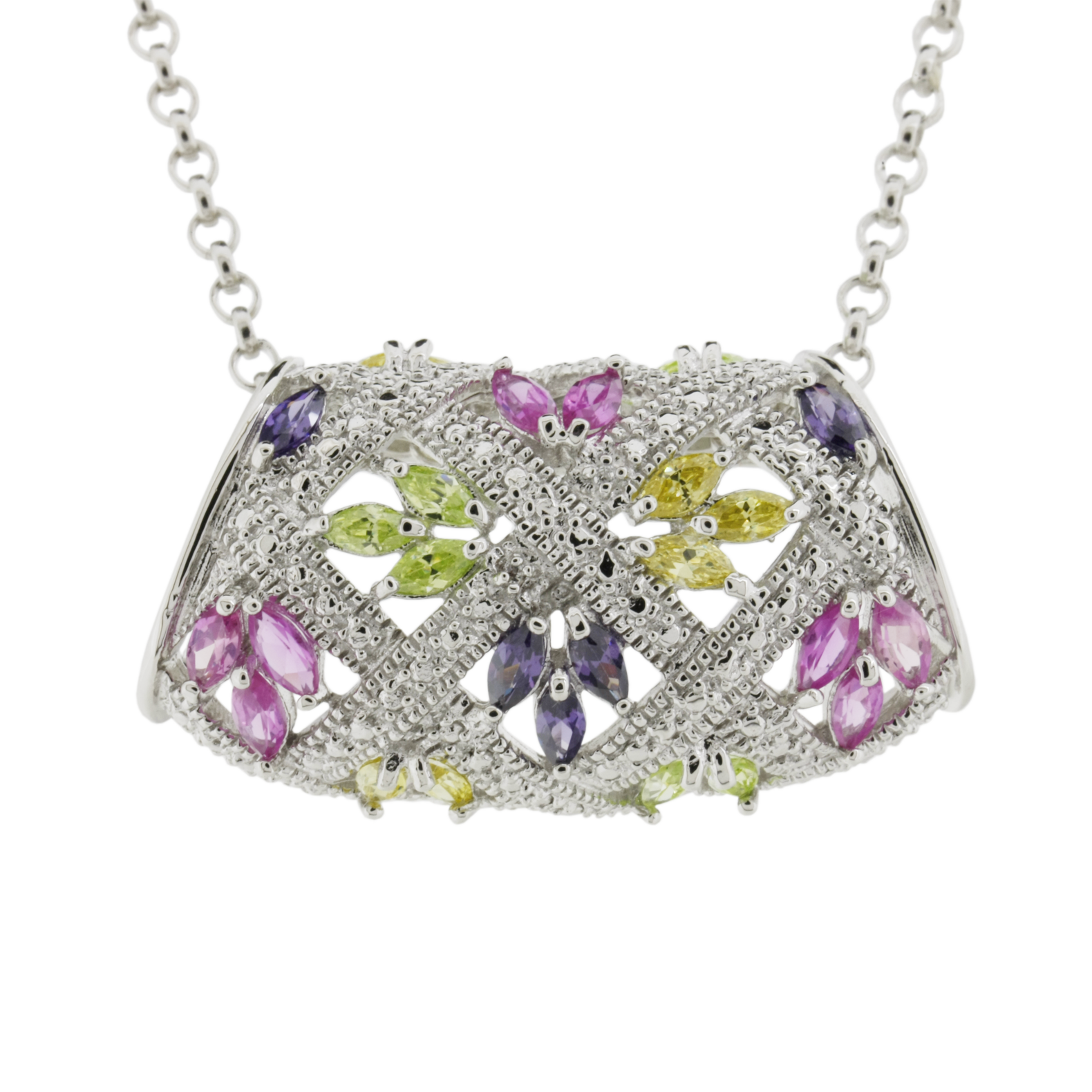 Kettenanhänger Galene aus 925 Sterling Silber Schmuck für Damen Heat