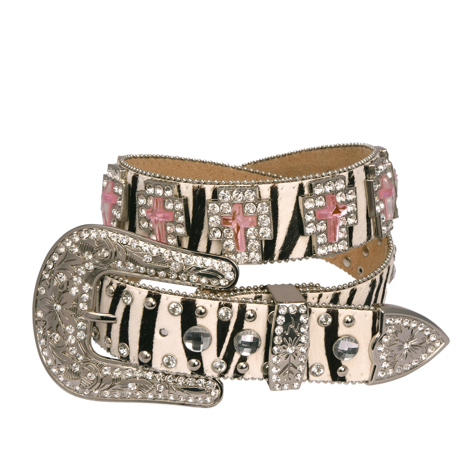 Gürtel Roslyn aus Leder für Damen Glam