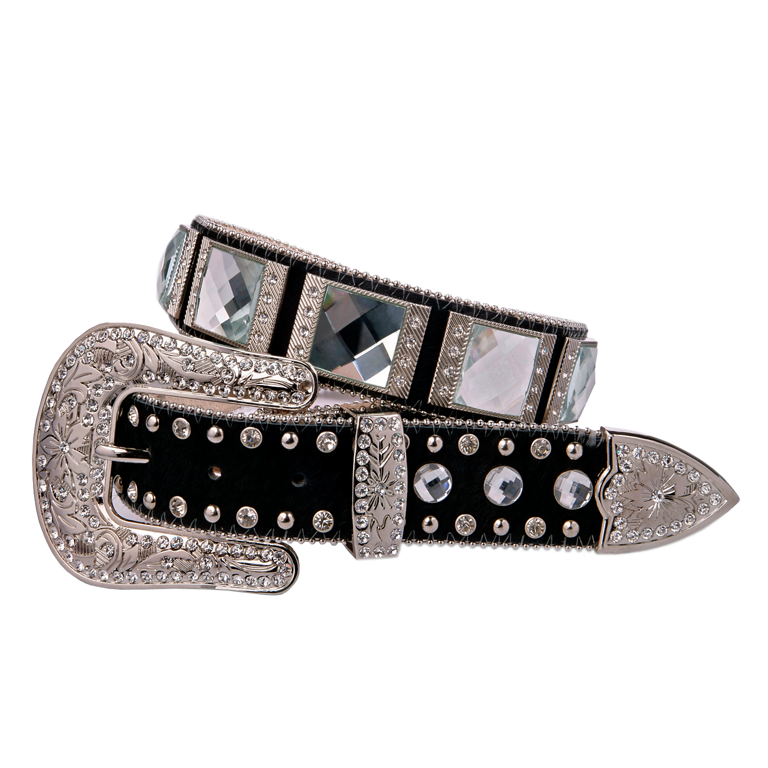 Gürtel Sarika aus Leder für Damen Glam