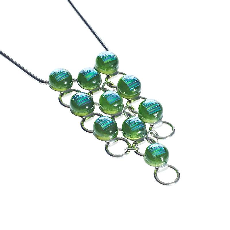 Halskette Perlen "Fusing Gem" (3,5cm)