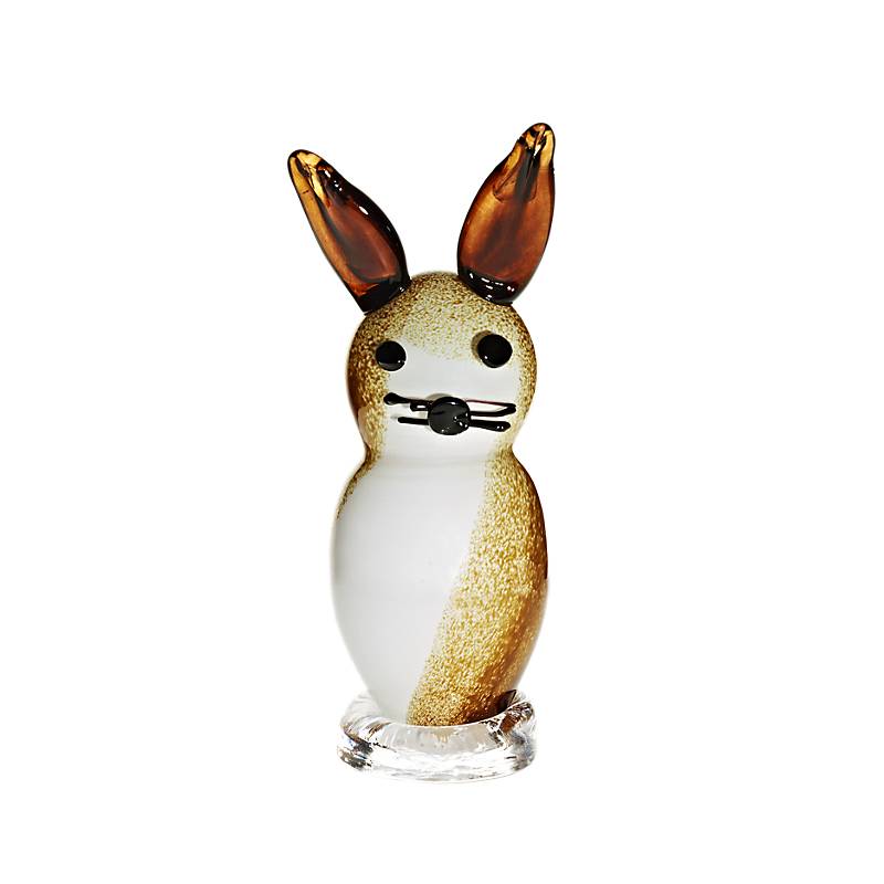 Glasfigur Hase Stiller 25cm