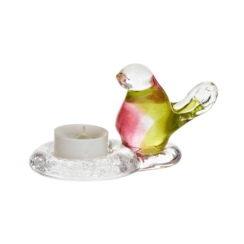 Vogel mit Teelichthalter "Pavel" (8cm)