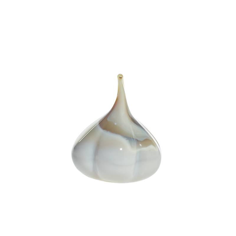 Knoblauch Gemüse 5-6cm Glas Früchte Figuren Küche Vitrine Sammeln Glaskunst