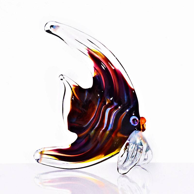 Fisch Scalar Mini Plus 4-5cm Glas Tiere Figuren Sammeln Vitrine Miniatur Aquarium