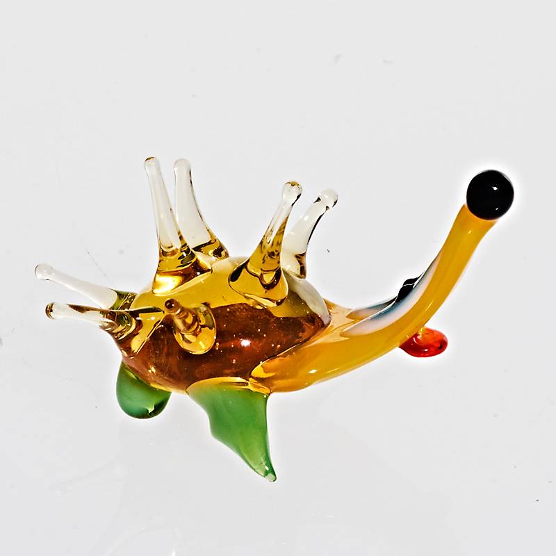 Igel Midi 6-8cm Glas Figuren Sammeln Vitrine Miniatur Waldtier