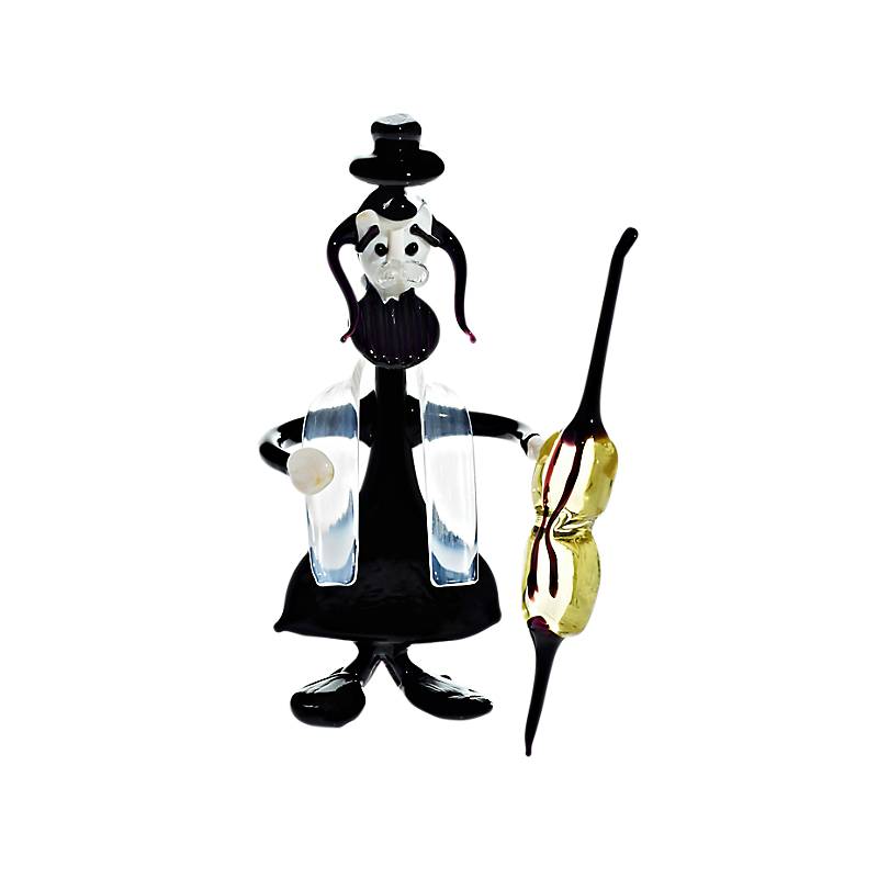 Mann mit Cello Big 15-17cm Glas Figuren Sammeln Vitrine Geschenk Dekoration