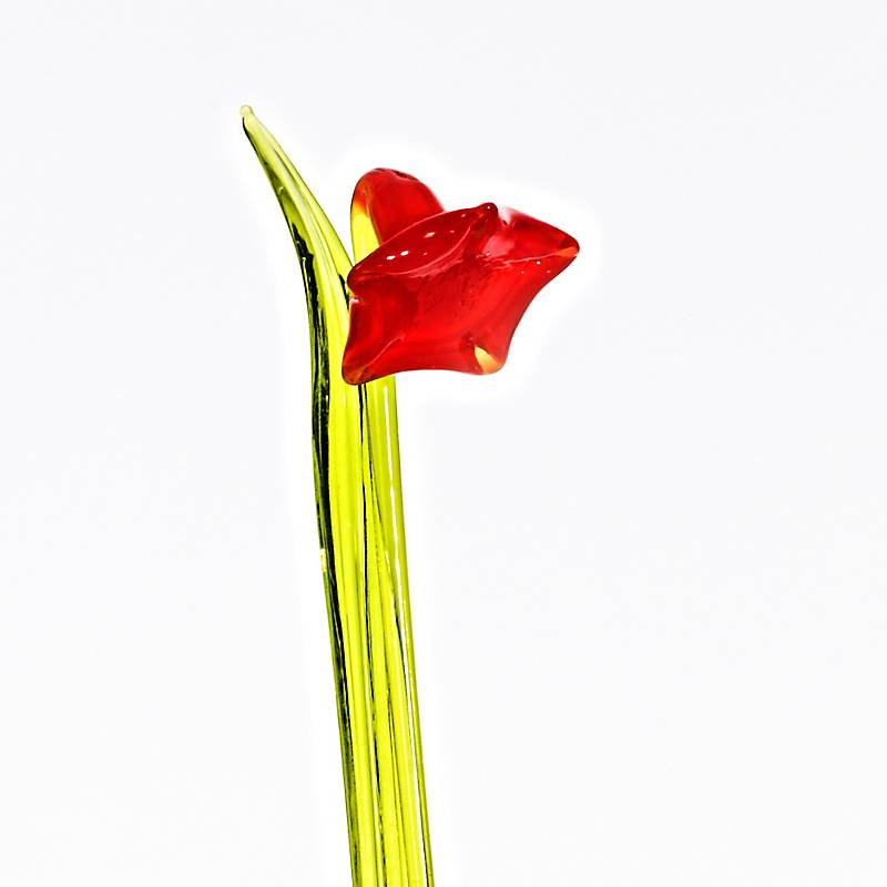 Glockenblumen Blumen 15-17cm Glas Blüten Figur Kunstblumen Dekoration Geschenk