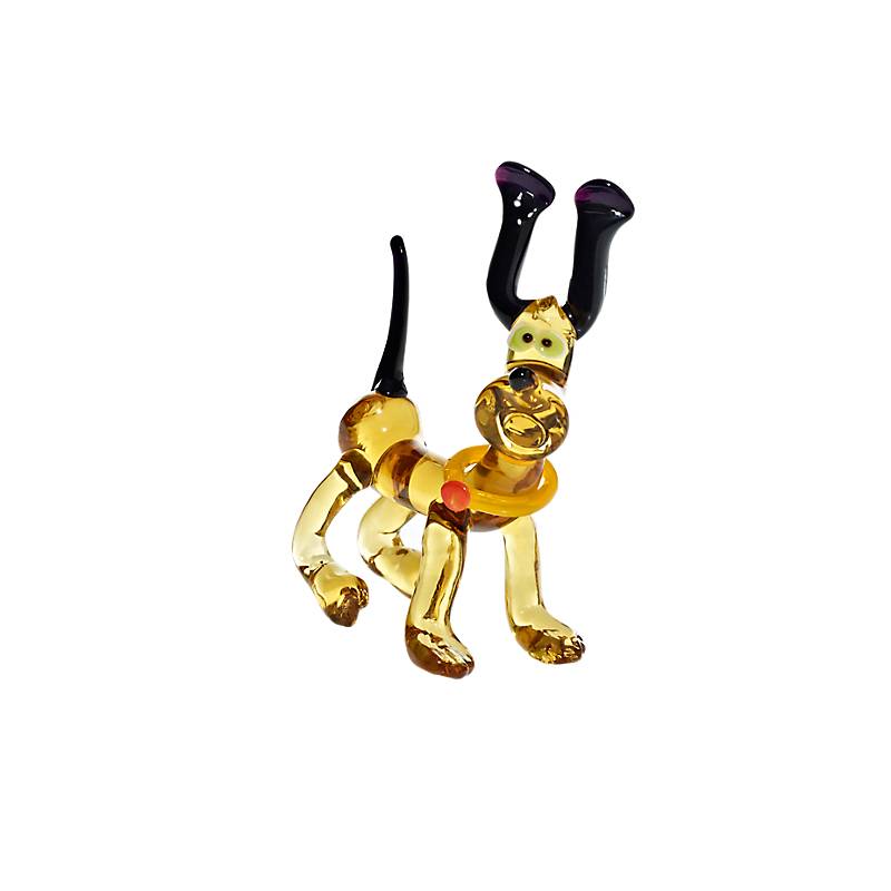 Hund Medium 6-15cm Glas Figuren Sammeln Vitrine Miniatur Haustier