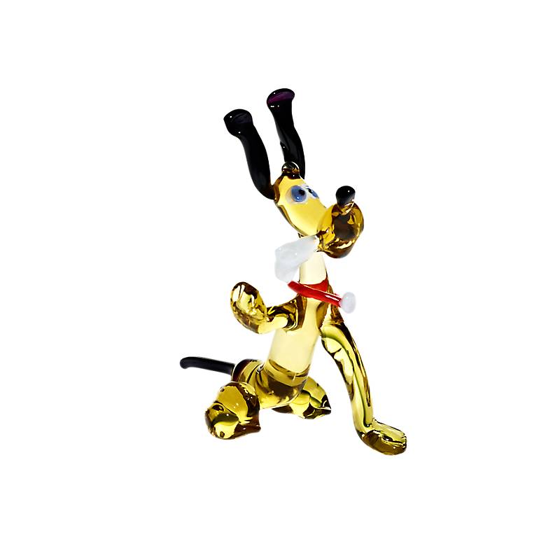 Hund Medium 6-15cm Glas Figuren Sammeln Vitrine Miniatur Haustier