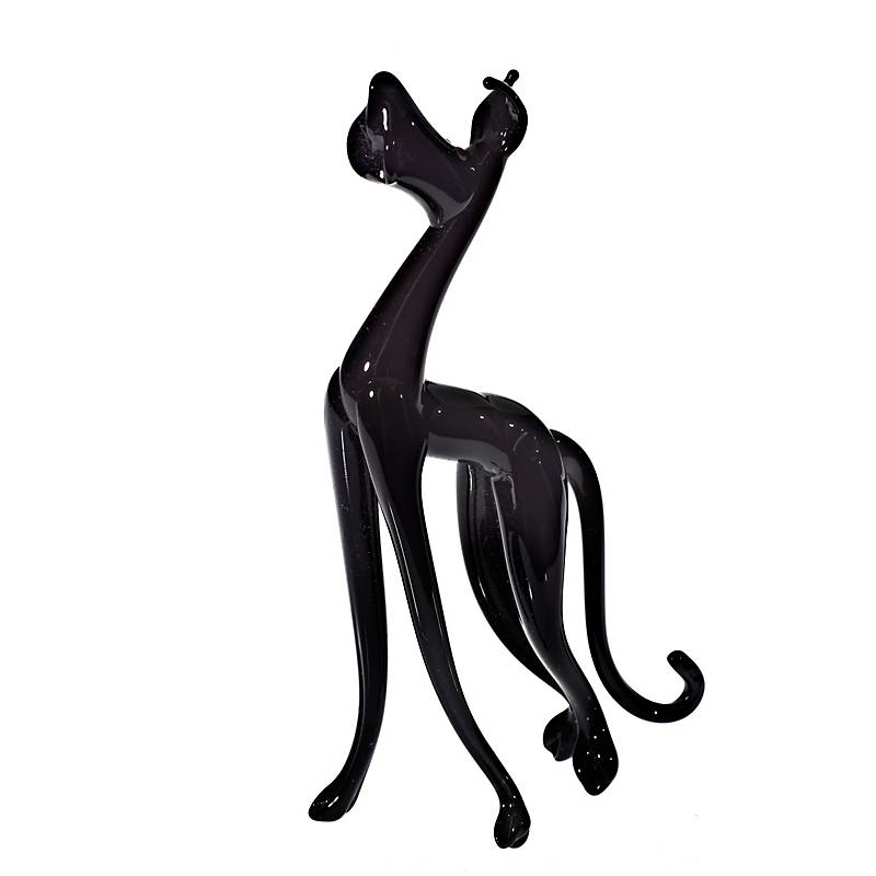 Hund Medium 6-15cm Glas Figuren Sammeln Vitrine Miniatur Haustier