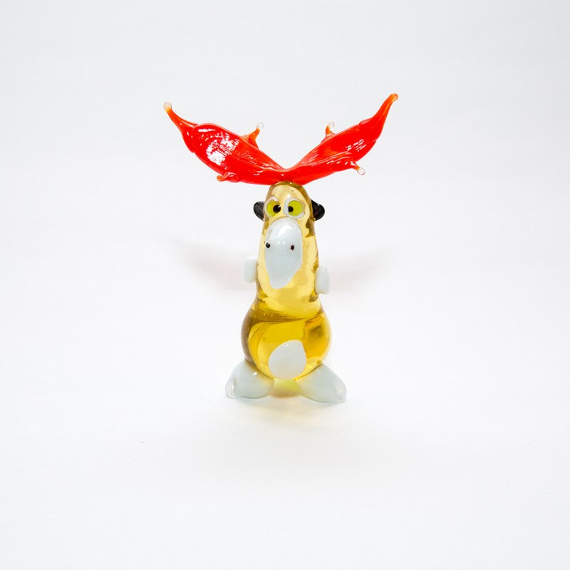 Rentier Medium 6-15cm Glas Tiere Figuren Sammeln Vitrine Miniatur Zoo