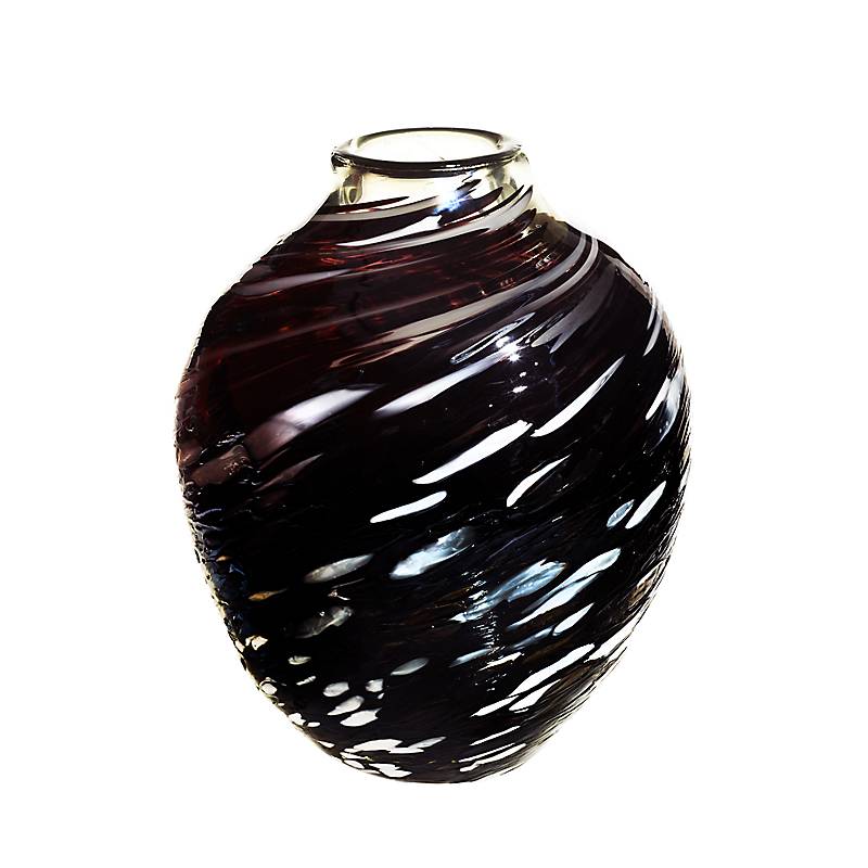 Kugelvase Jozy schwarz-weiß "Art Queen" (28,5cm)