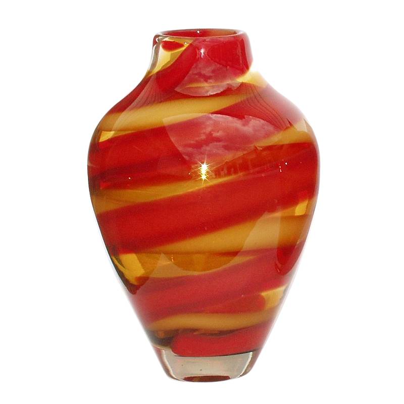 Bodenvase Jozy rot-gelb Art Queen 31cm