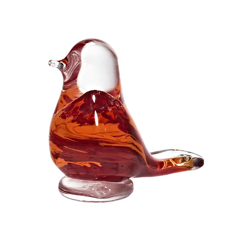 Glasfigur Spatz (8cm)